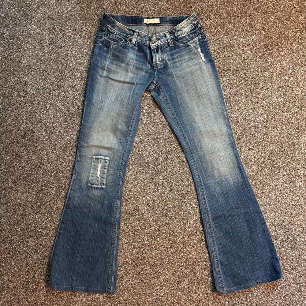 🔷BKE Flared Distressed Jeans